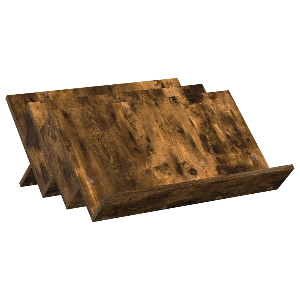 Scaffale per riviste Rovere fum¨¦ 65 x 53 x 28,5 cm CFW5508489