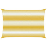 Telo Ombra Giallo e Bianco 4 x 7 m HDPE 42032837