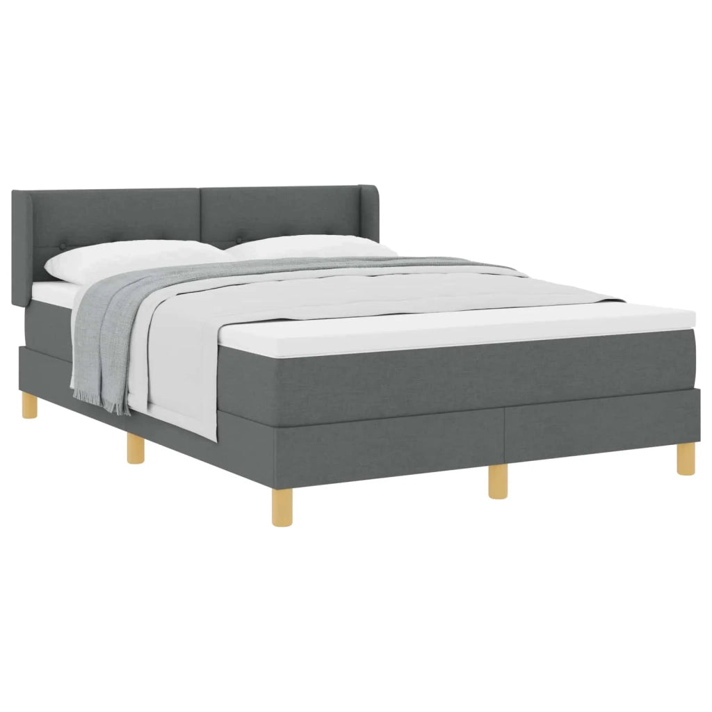 <strong>Letto a Molle< / strong> Grigio scuro 140 x 200 cm