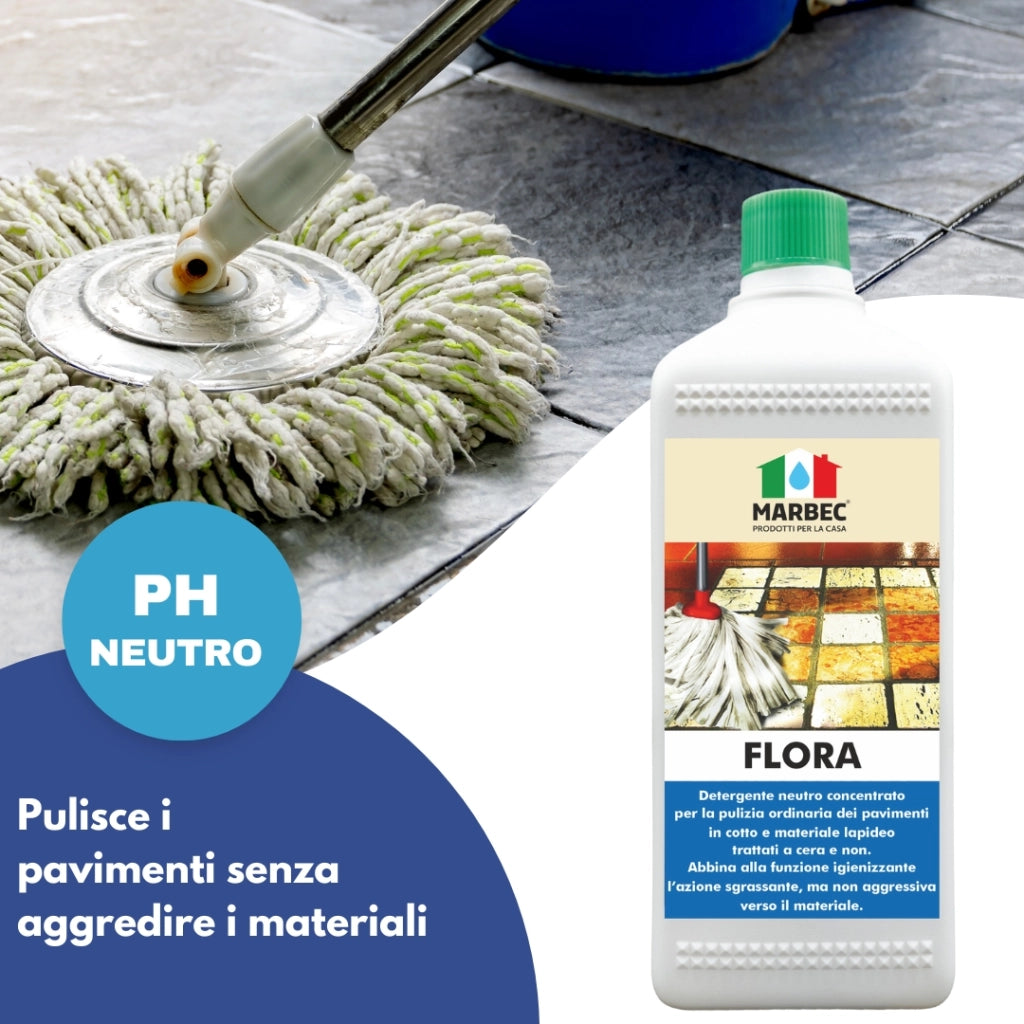 Pulizia pavimenti FLORA   5LT