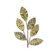 Foglia di magnolia Kaemingk oro glitterato