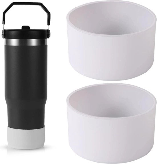 2 Pezzi di Gomma per Scarpe per Ossidiana per Onda - Bianco - Protezione per Stanley Quencher & IceFlow -