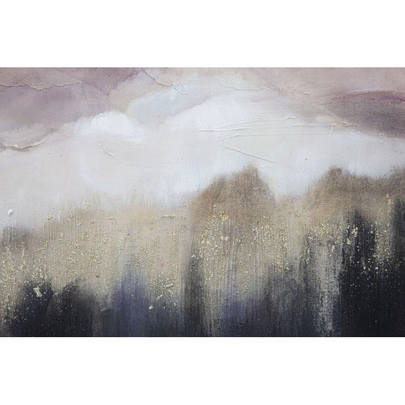 Dipinto Su Tela Pink Mountain cm 80x2,7x60