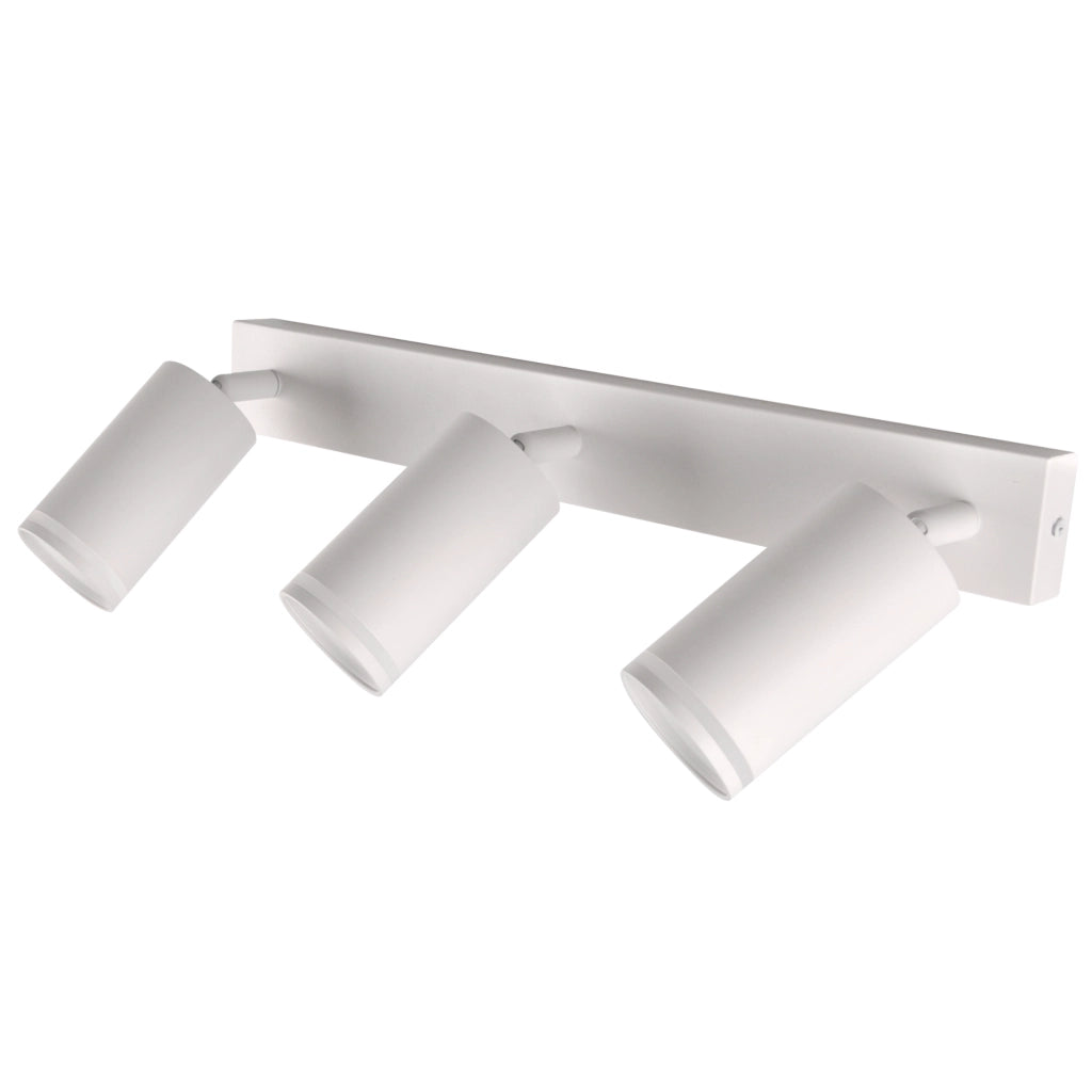 Lampada parete/soffitto 3xGU10 bianca Paris Polux IP20
