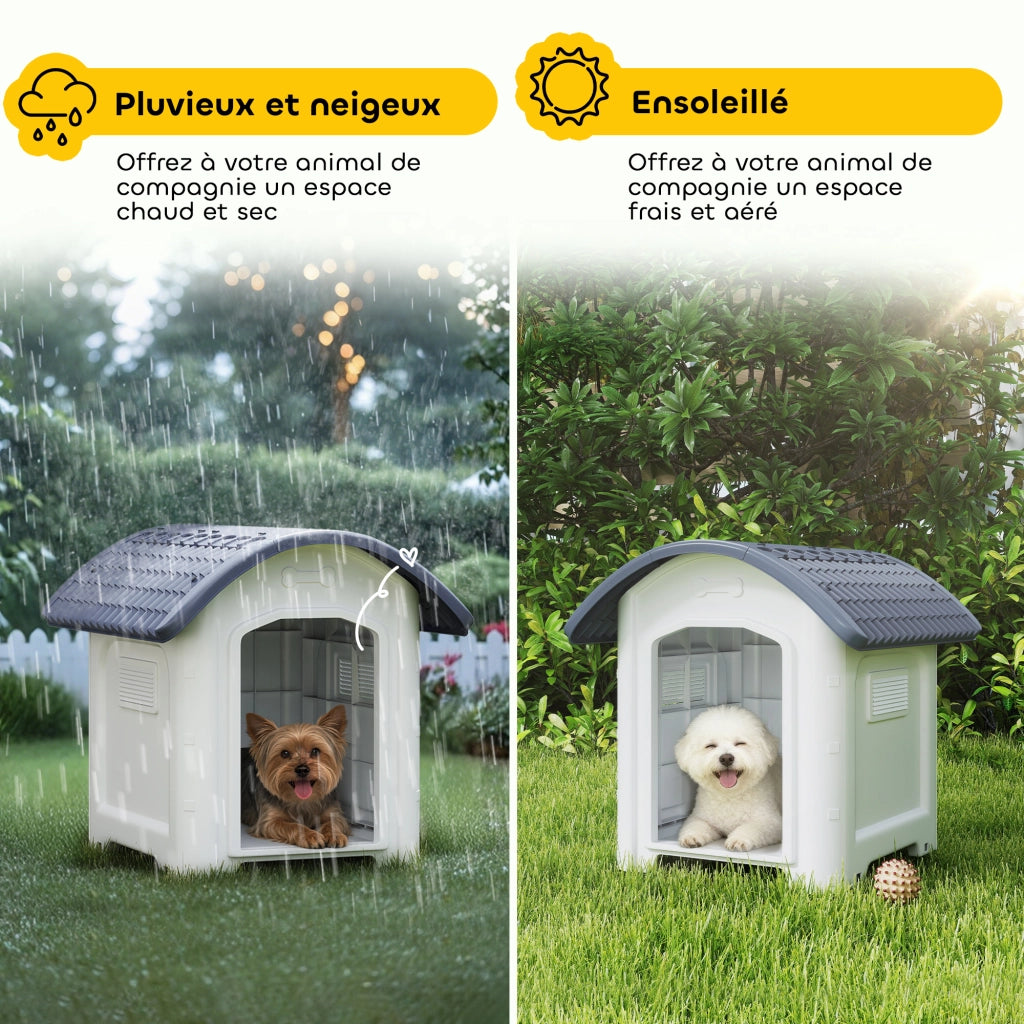 Casetta per Cani ¨C Minimal ¨C Grigio Plastica