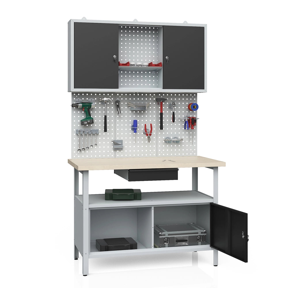 Vicco Armadietto per attrezzi Grigio 120 x 202 cm