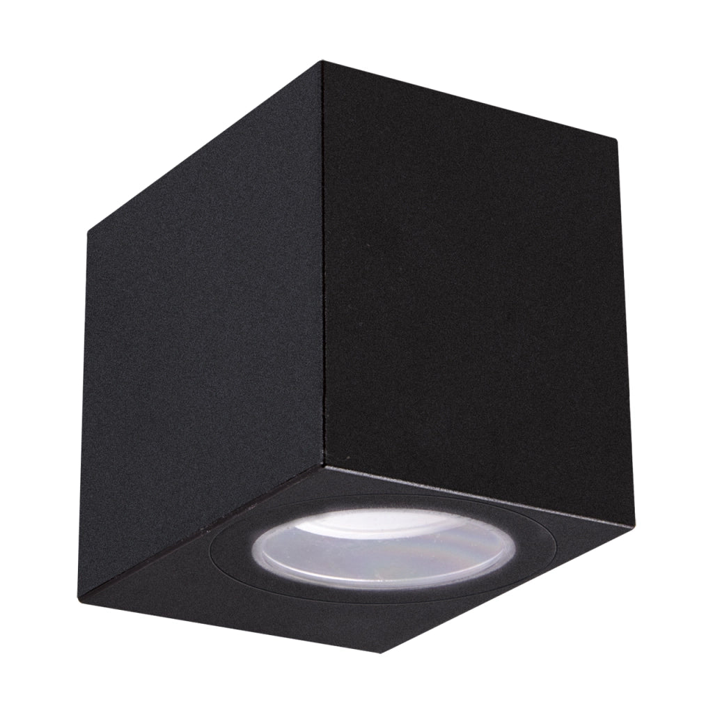 Applique esterna a parete nera GU10 12W IP54 Struhm
