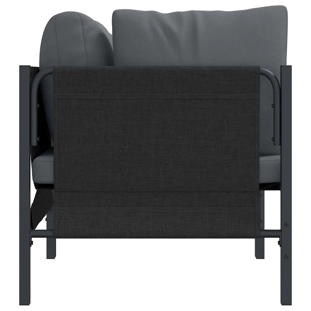 Mobili da Esterno 2 pcs Antracite 80 x 80 x 71 cm Acciaio