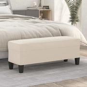 Panca crema 100x35x41 cm in Microfibra 349469