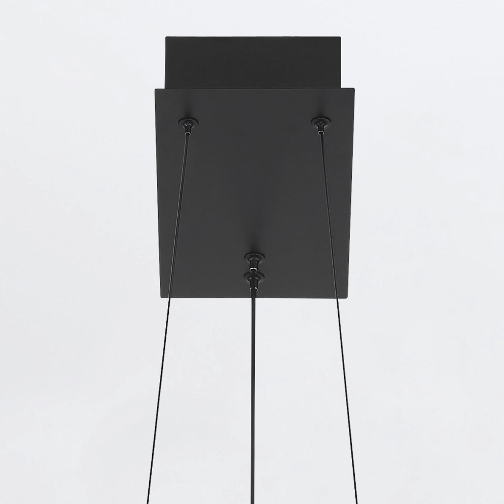 Lampada sospensione moderna nera LED 57W Seraph Quintiesse