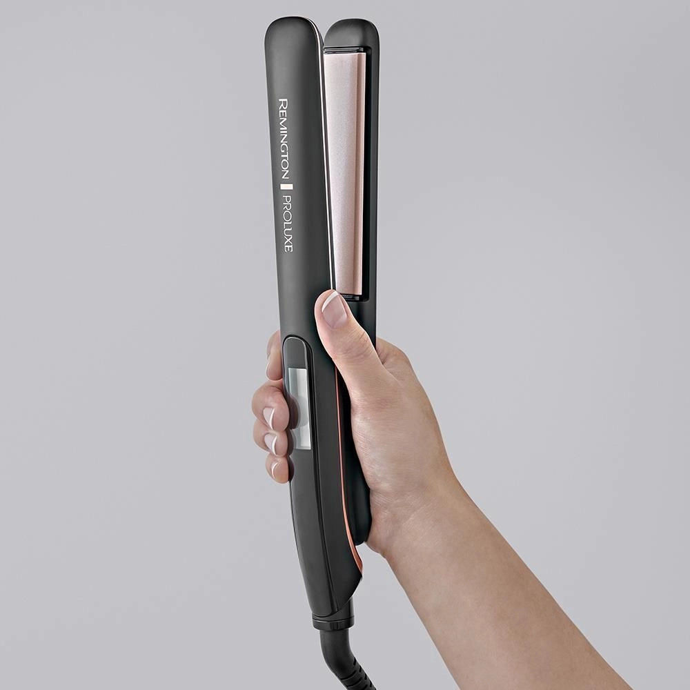Remington S9100B PROLuxe Midnight Edition Piastra per capelli Ceramica 9 livelli 150-230 °C riscaldamento 10s colore Nero Rose Gold