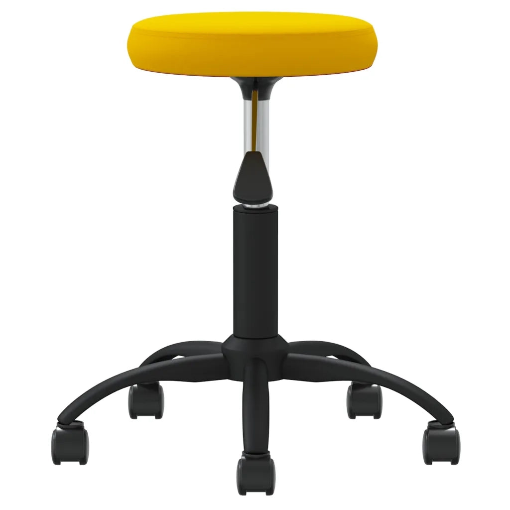 Sedia da Pranzo Giallo Senape in Velluto 3085734