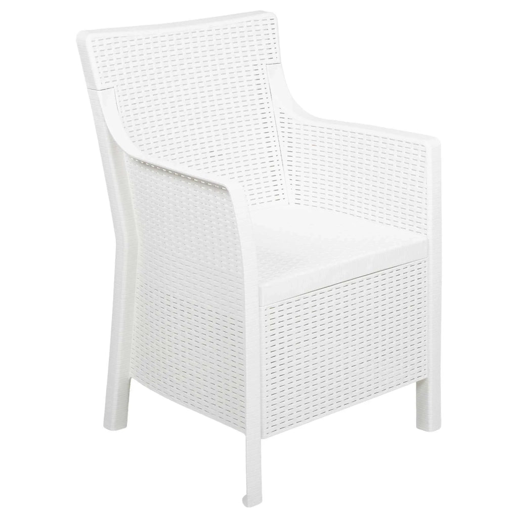 Set di relax con cuscino 3 pcs Bianco PP 42035143