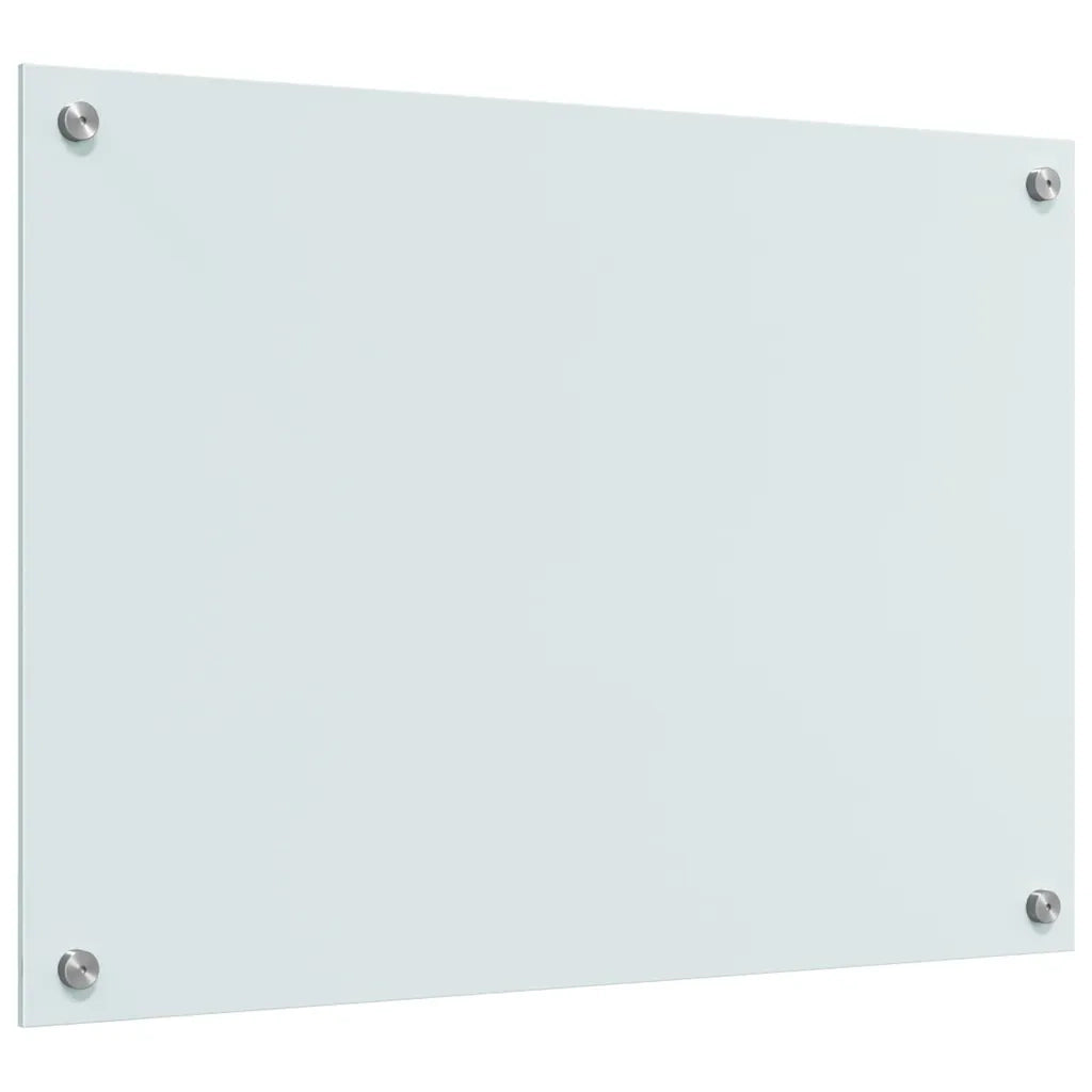 Schienale da cucina 2 pz Bianco 70 x 50 cm vetro temperato CFW3769286