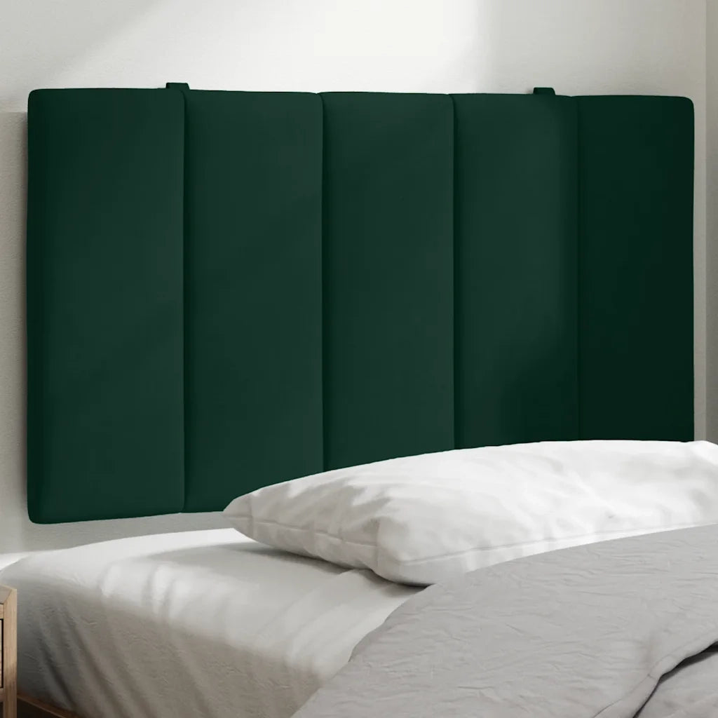 Cuscino Testiera Hanko Verde Scuro 80 cm in Velluto 374646