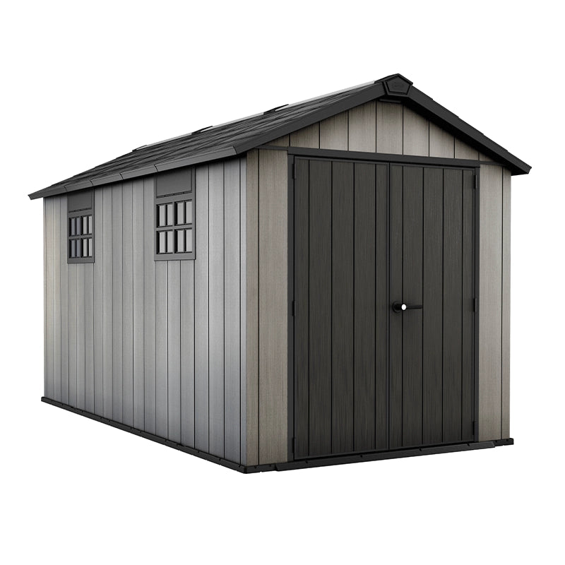 Casetta in resina OAKLAND BROSSIUMÂ® 7513 - 10mÂ² - Grigio