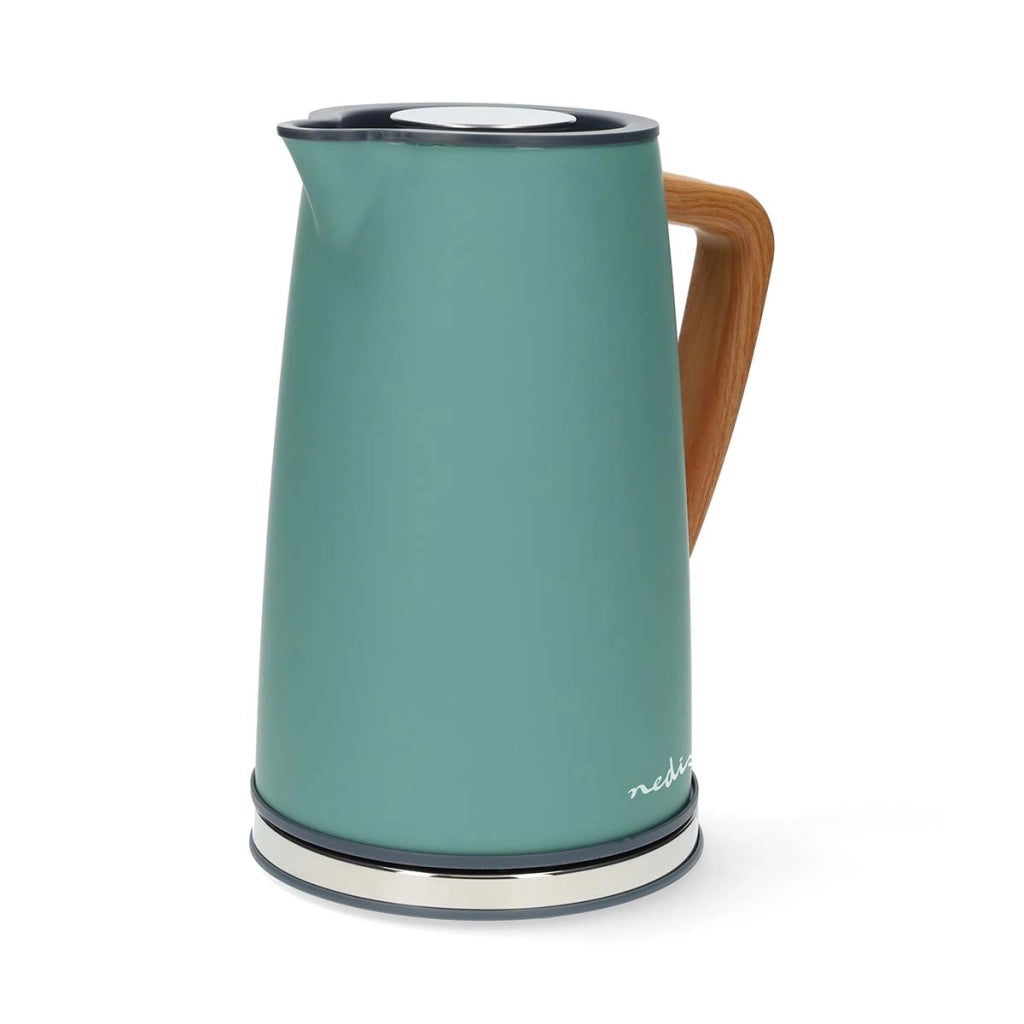 Bollitore elettrico Soft Touch 2200W da 1,7 l con regolatore Strix Verde acqua Nedis