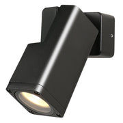 Applique esterna regolabile nera GU10 35W Salvia Candellux