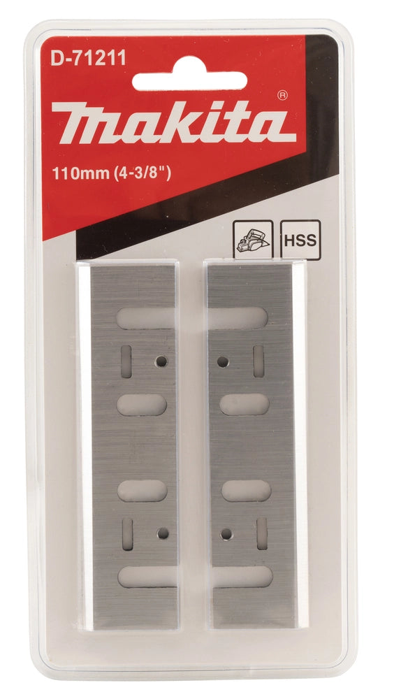 COLTELLI MAKITA LARGHI 110mm , 2 PEZZI - D-71211