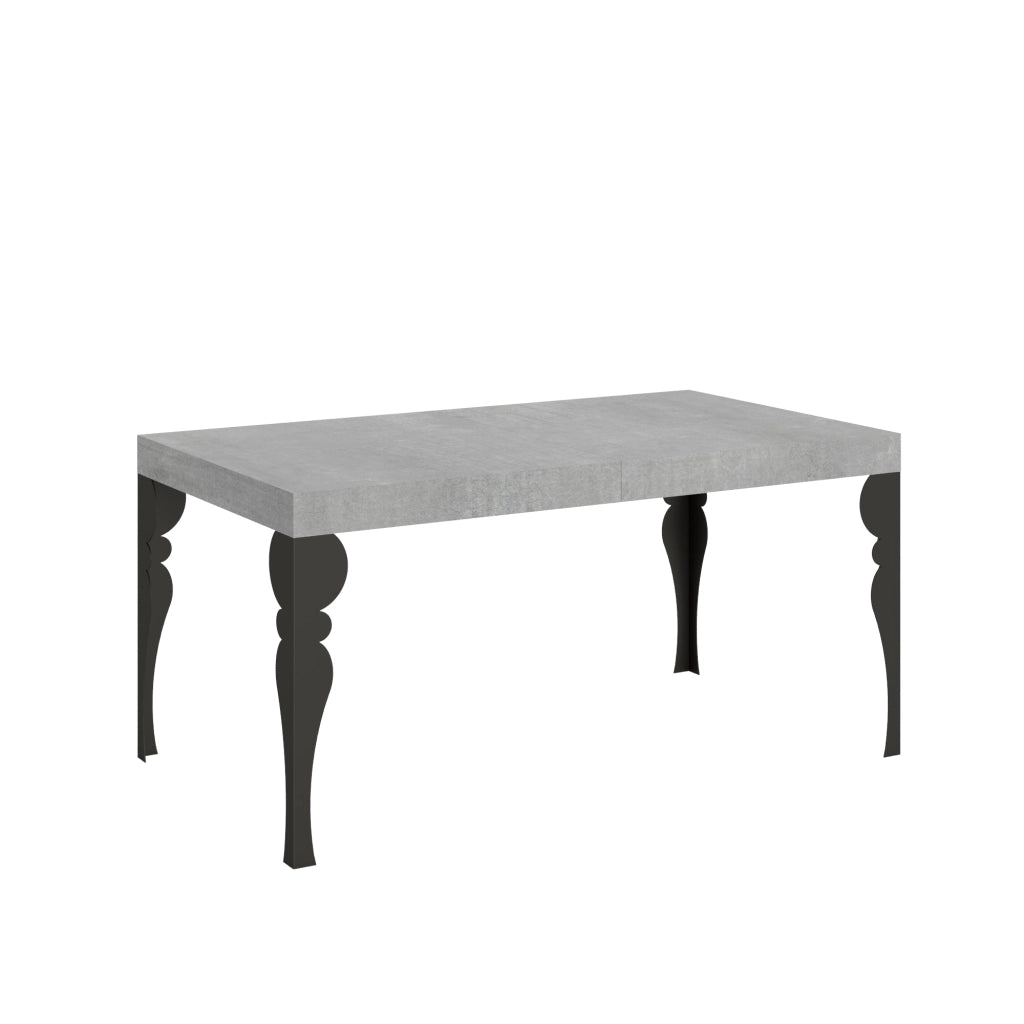 Tavolo Allungabile 160-244x80x77 cm Paxon Cemento