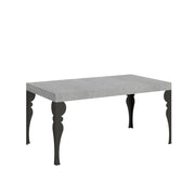 Tavolo Allungabile 160-244x80x77 cm Paxon Cemento