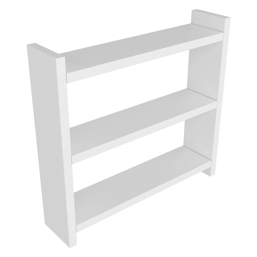 Rizza, Mensola 2 Ripiani, 44x10x40h cm Bianco