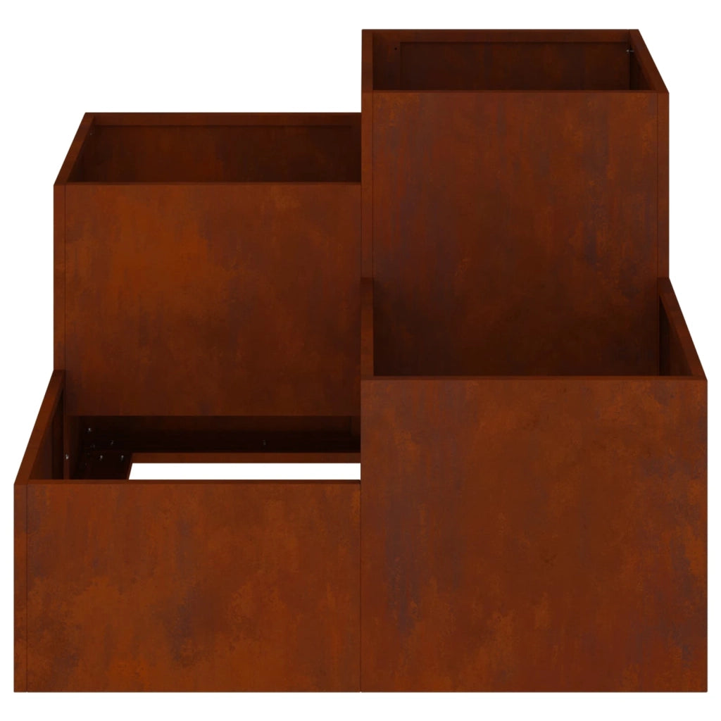 Vaso da giardino Ruggine 80 x 80 x 60 cm