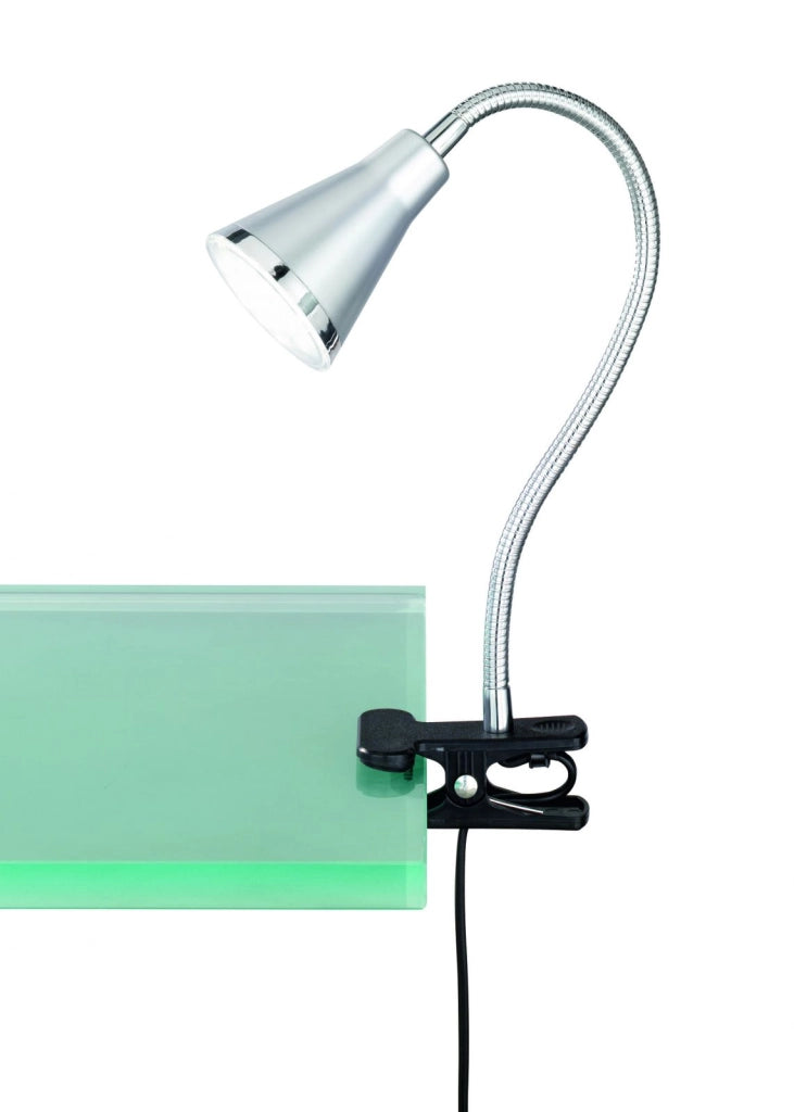 ARRAS LAMPADA CON PINZA LED C/FLEX ALLUMINIO CM47CM LED 4W 400LM 3000K
