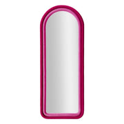 Specchio da parete Cloe in velluto fucsia 67x166 cm