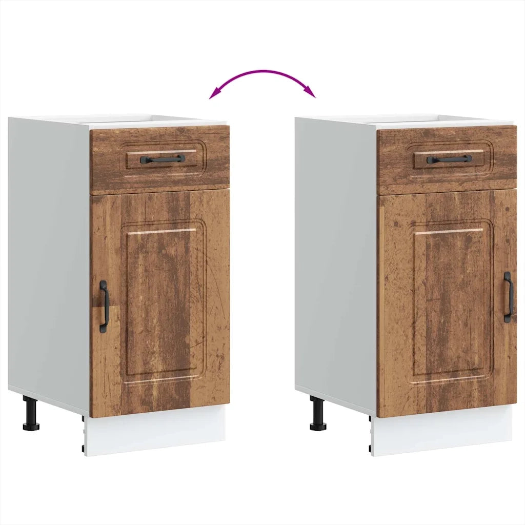 Base da Cucina Kalmar Legno Vecchio in Legno Multistrato 853475