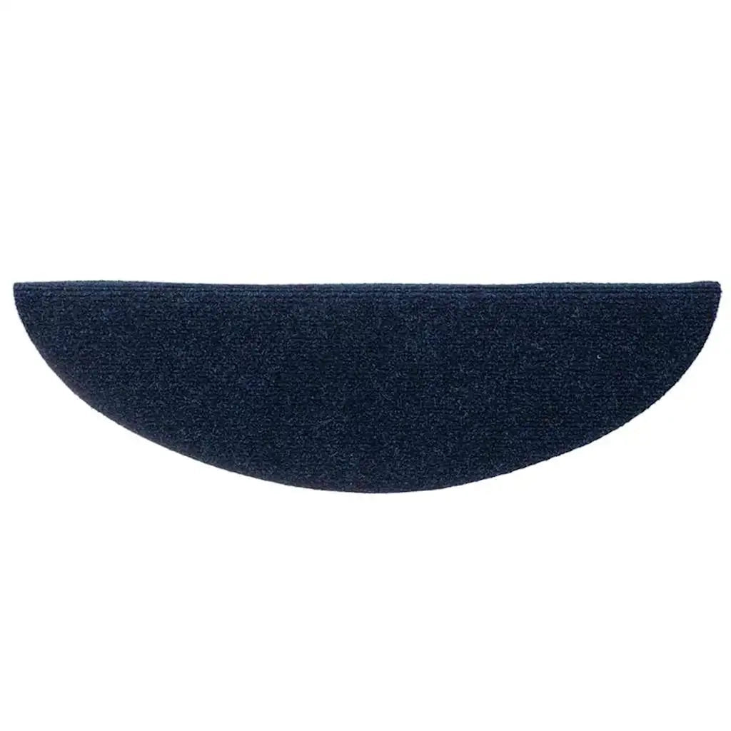 Tappetini per scale autoadesivi 20 pz 56x17x3 cm blu navy semicircolari 3365677