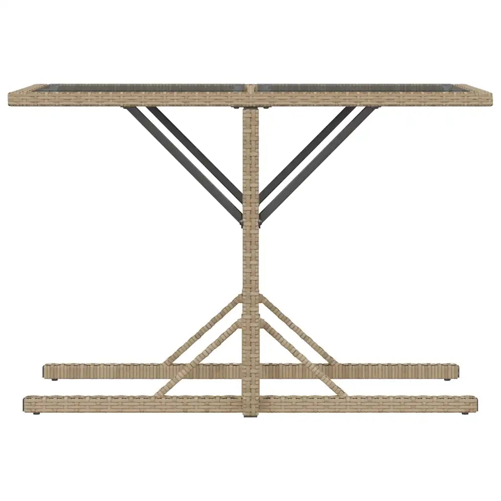 Set da Bistrò 3 pz con Cuscini Beige Misto in Polyrattan 365071
