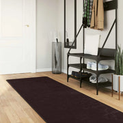Runner Tappeto MARSA Antracite 80 x 250 cm Poliestere e PVC 42023170