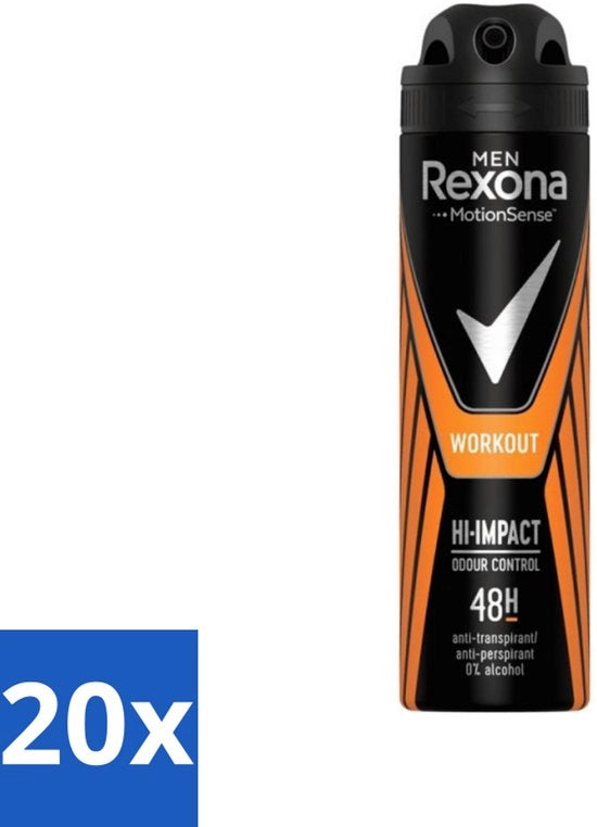 20 x Deodorante Spray Anti-transpirante per Uomo - 150 ml - Protezione Antisudorale - Spray Deodorante Anti-transpirante con Odore di Sudore - Protezione Antisudorale Maschile
