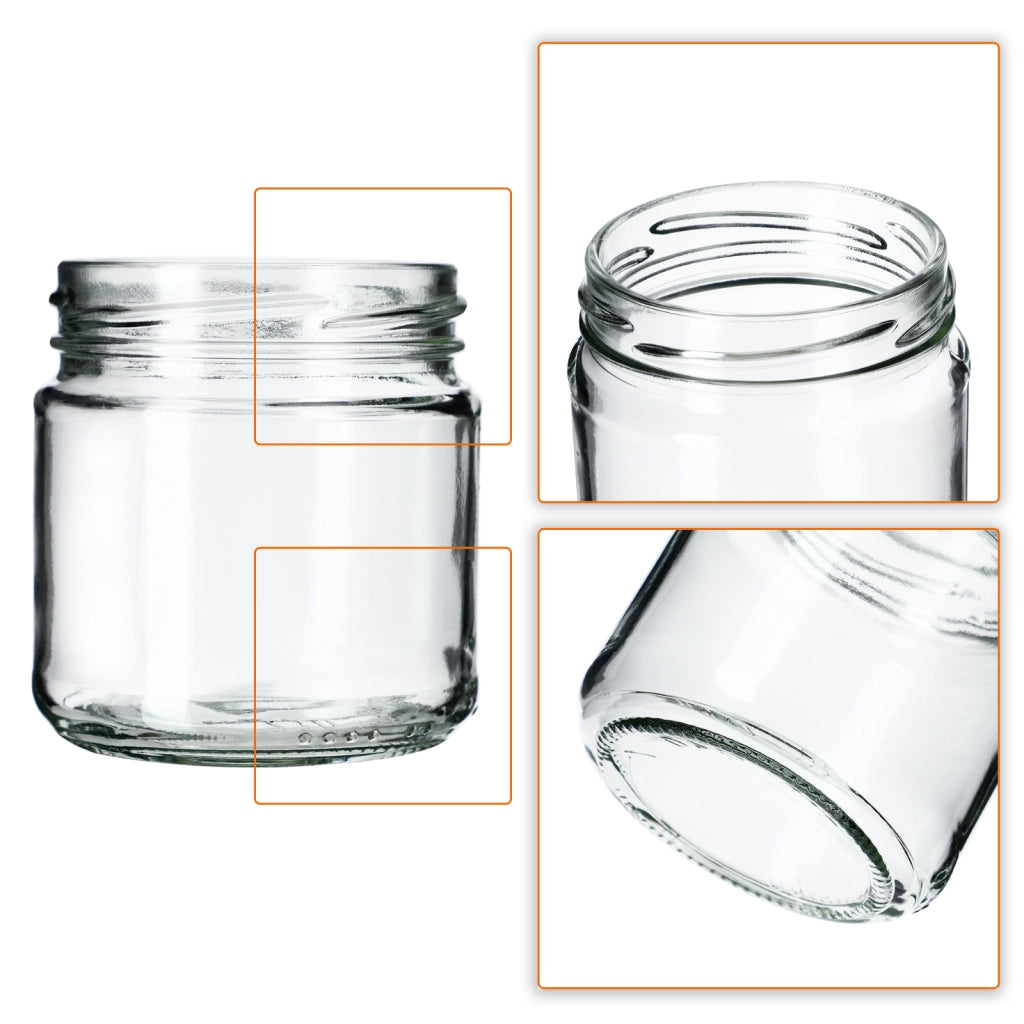 Barattoli per conserve KADAX Lerma 200 ml 10 pezzi 66 mm + coperchi "Ul"