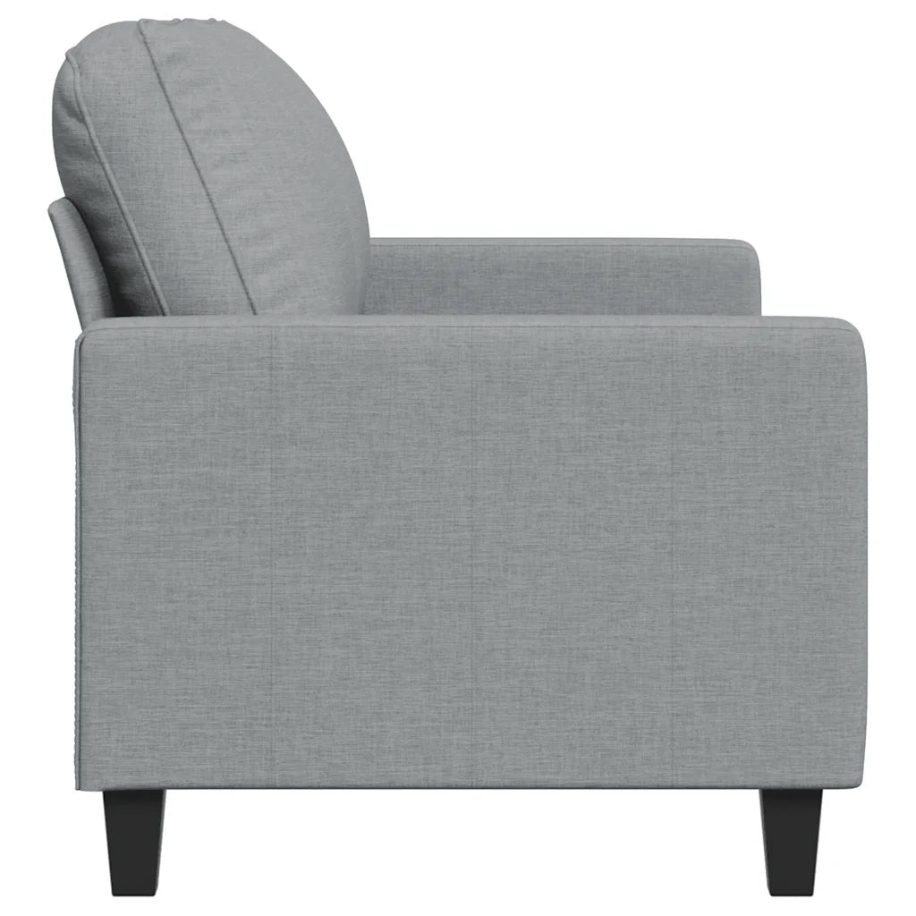 Divano a 2 Posti-Sofa 2 Posti Grigio Chiaro 140 cm in Tessuto 929860