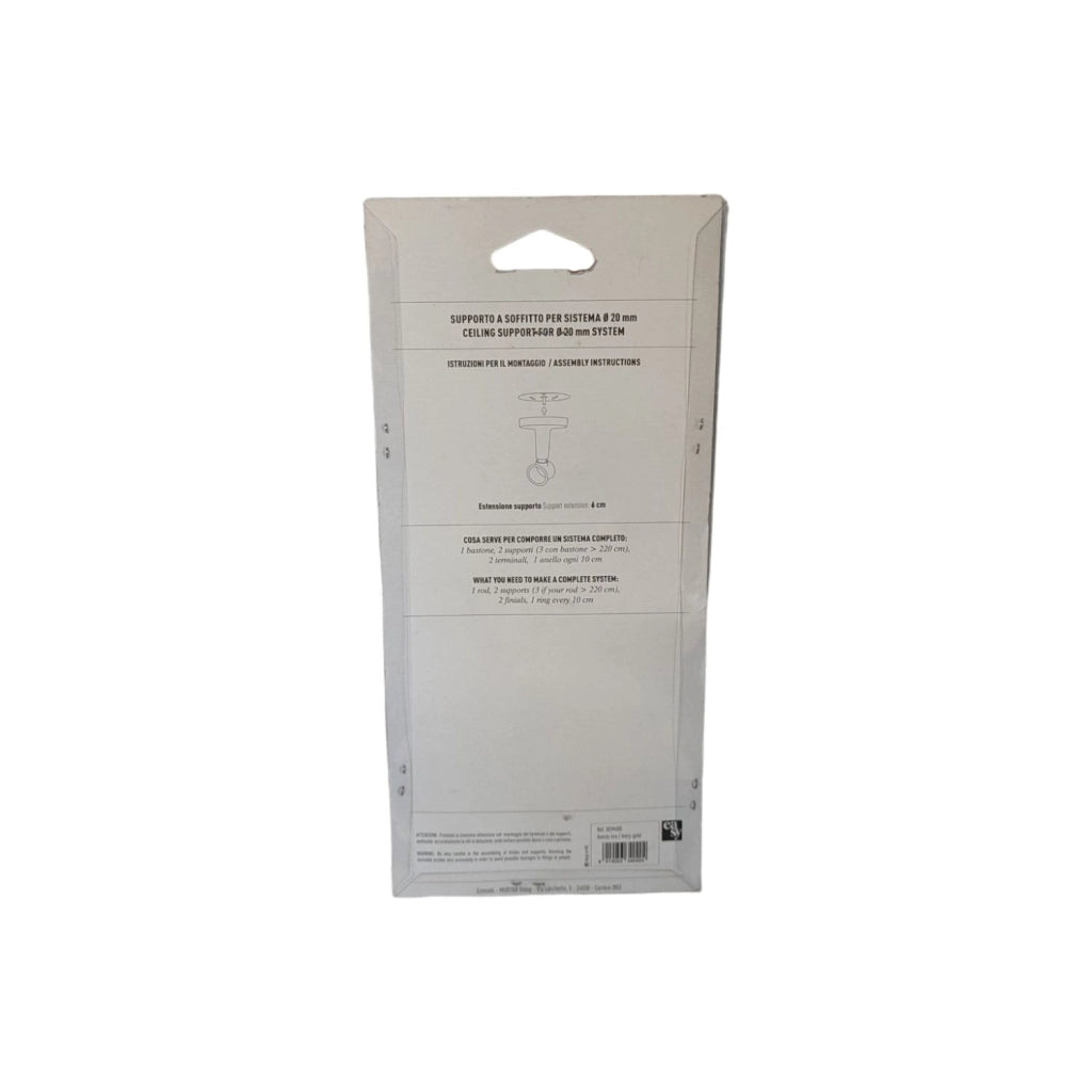 SUPPORTO A SOFFITTO DIAM. 20 MM AVORIO ORO