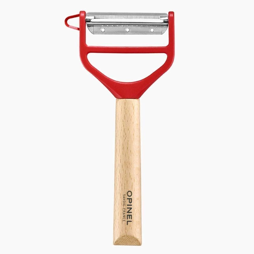 Opinel T-Duo Frutta e ortaggi Sbucciatore a Y Rosso