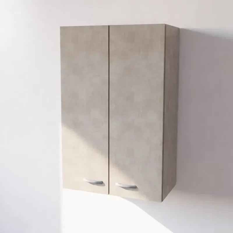 Pensile Scolapiatti H 90X L 60X P 33 Completo Di Scolapiatti In Acciaio Inox. Spedizione In Kit In Colore Cemento