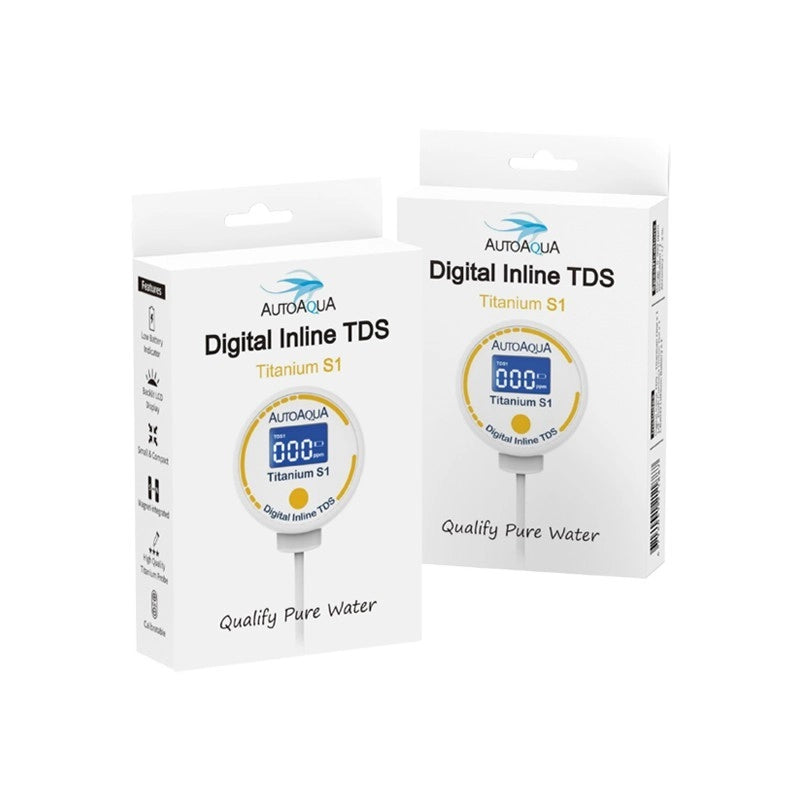 AutoAqua Titanium S1 - Misuratore di TDS in linea