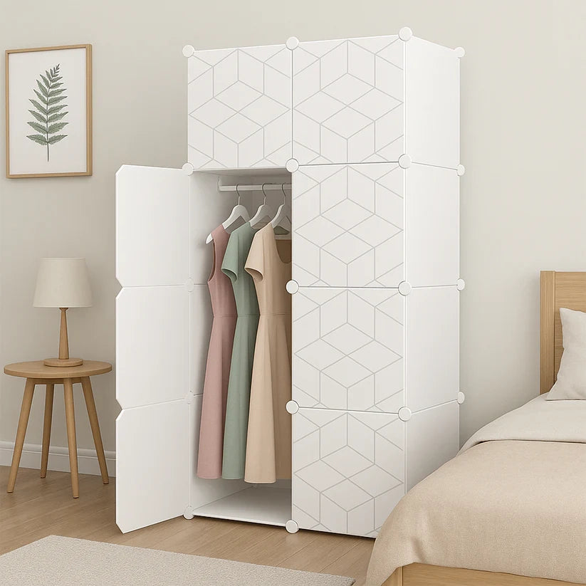 Armadio bianco 147x75x47 cm