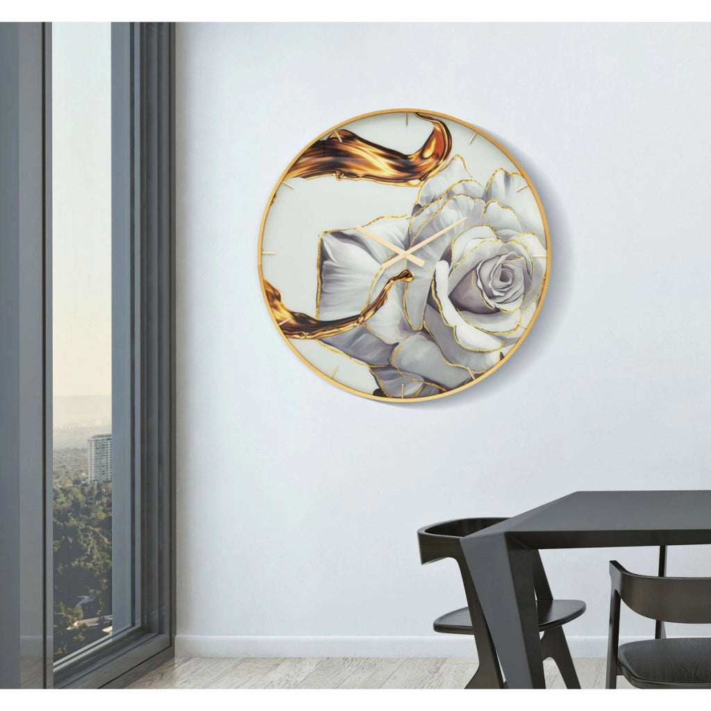 Orologio da Parete VKH290, Multicolore, MDF, 5x5x80 cm