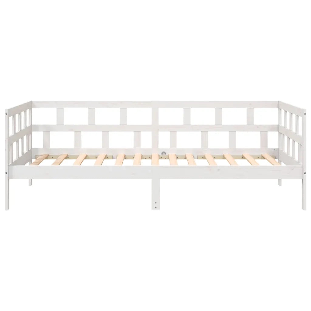 Dormeuse Bianca in Legno Massello di Pino 80x200 cm