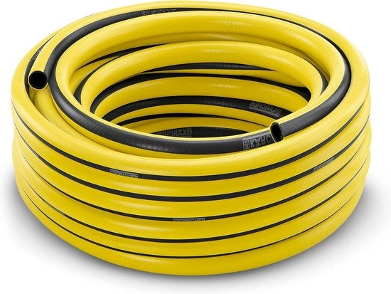 Serpente di plastica per giardino nero giallo - Primo Flex 3/4 pollici 25 metri