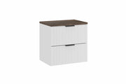 Set mobili bagno 60 cm con piano Adel White 60 x 1401 x 46 cm