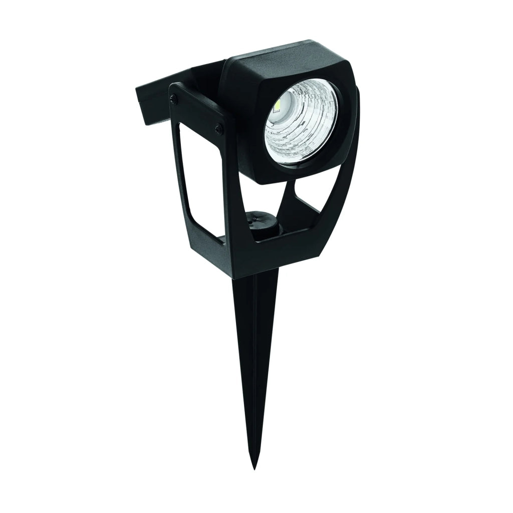 Esterno Solare Moderno Gionata Plastiche Nere Led 0,1W Ip44