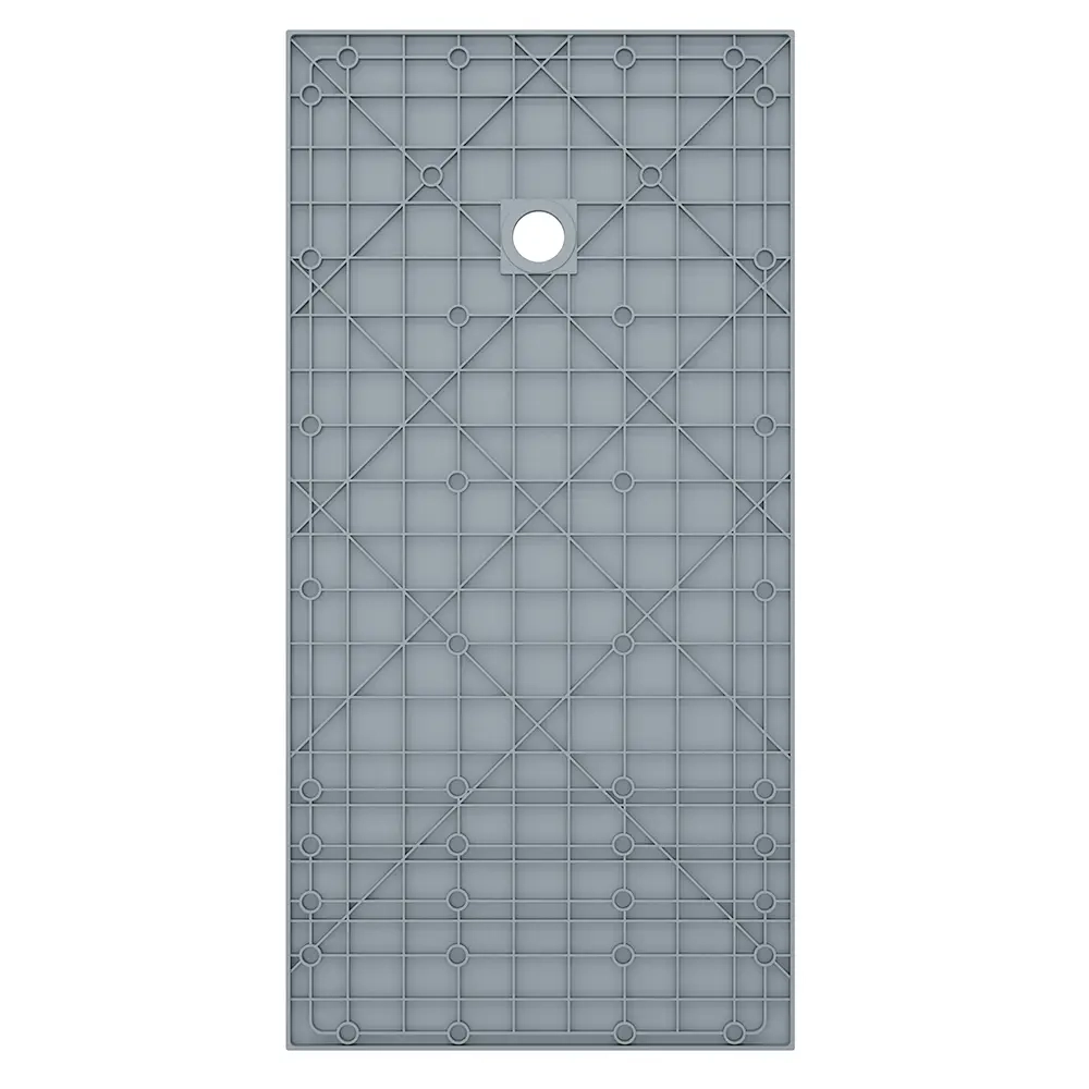 Piatto doccia 70x170 cm colore grigio effetto pietra | Samos