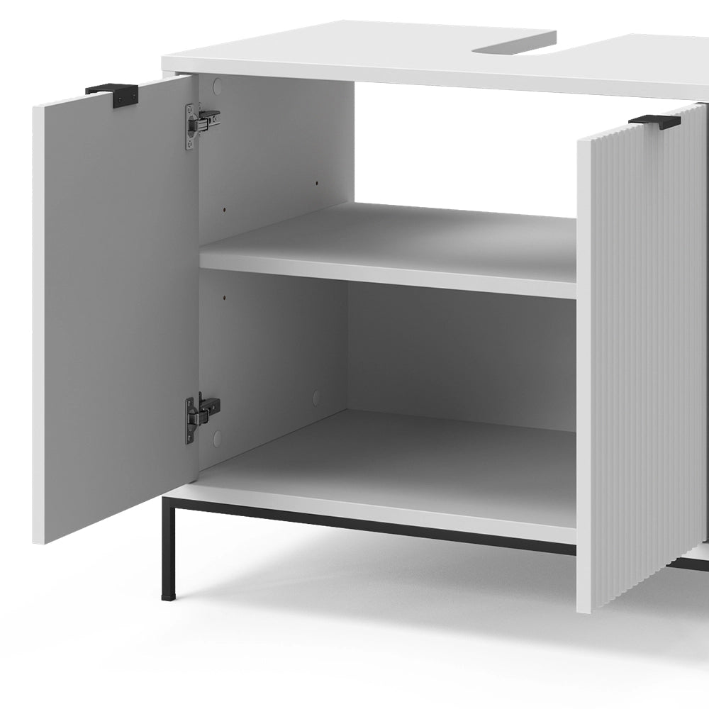 Vicco Mobiletto Bianco 70 x 63 cm con 2 porte