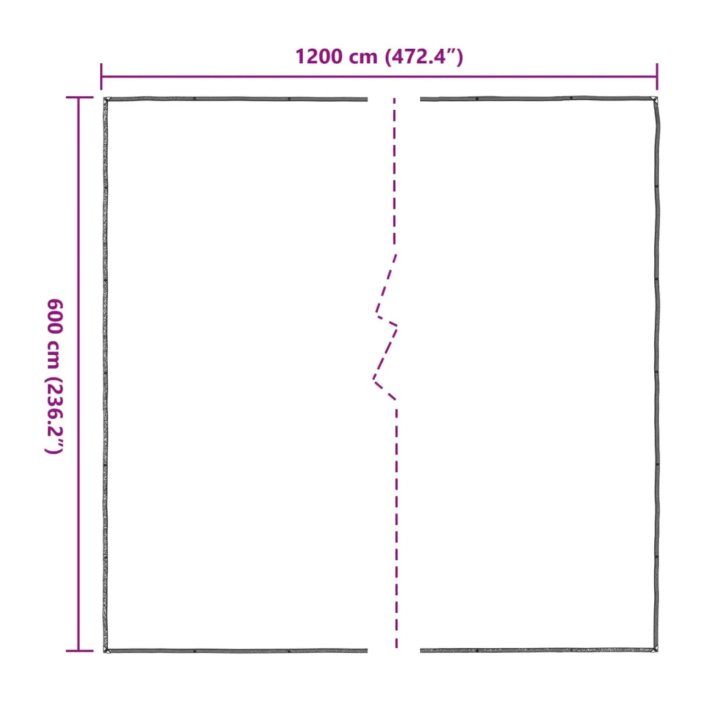 Copertura per Piante Trasparente 6 x 12 m PE 3429328