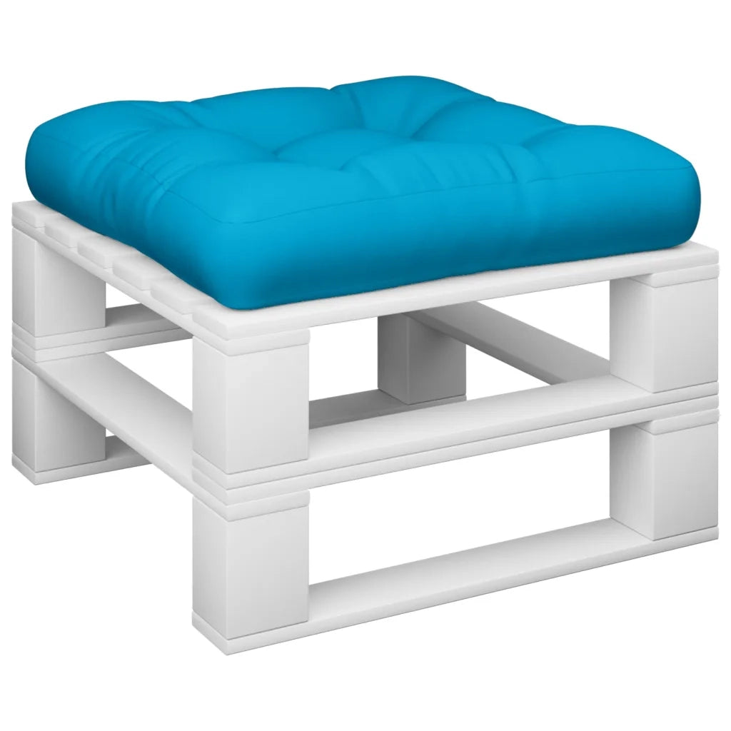 Cuscino per Pallet Blu 60x60x12 cm in Tessuto 360451